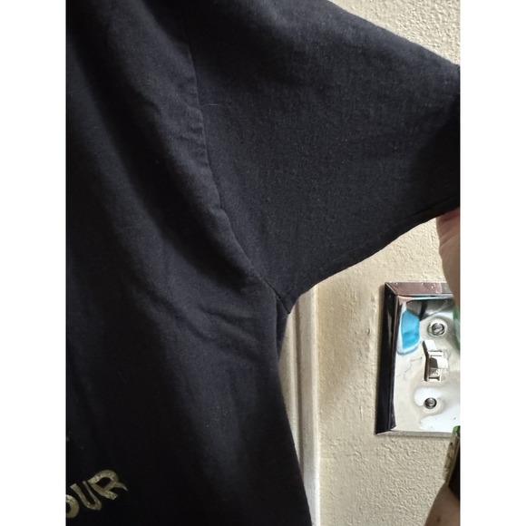 GARTH BROOKS Stadium Tour Tee Unisex Graphic Print Short Sleeve T-Shirt Black L - Picture 3 of 4